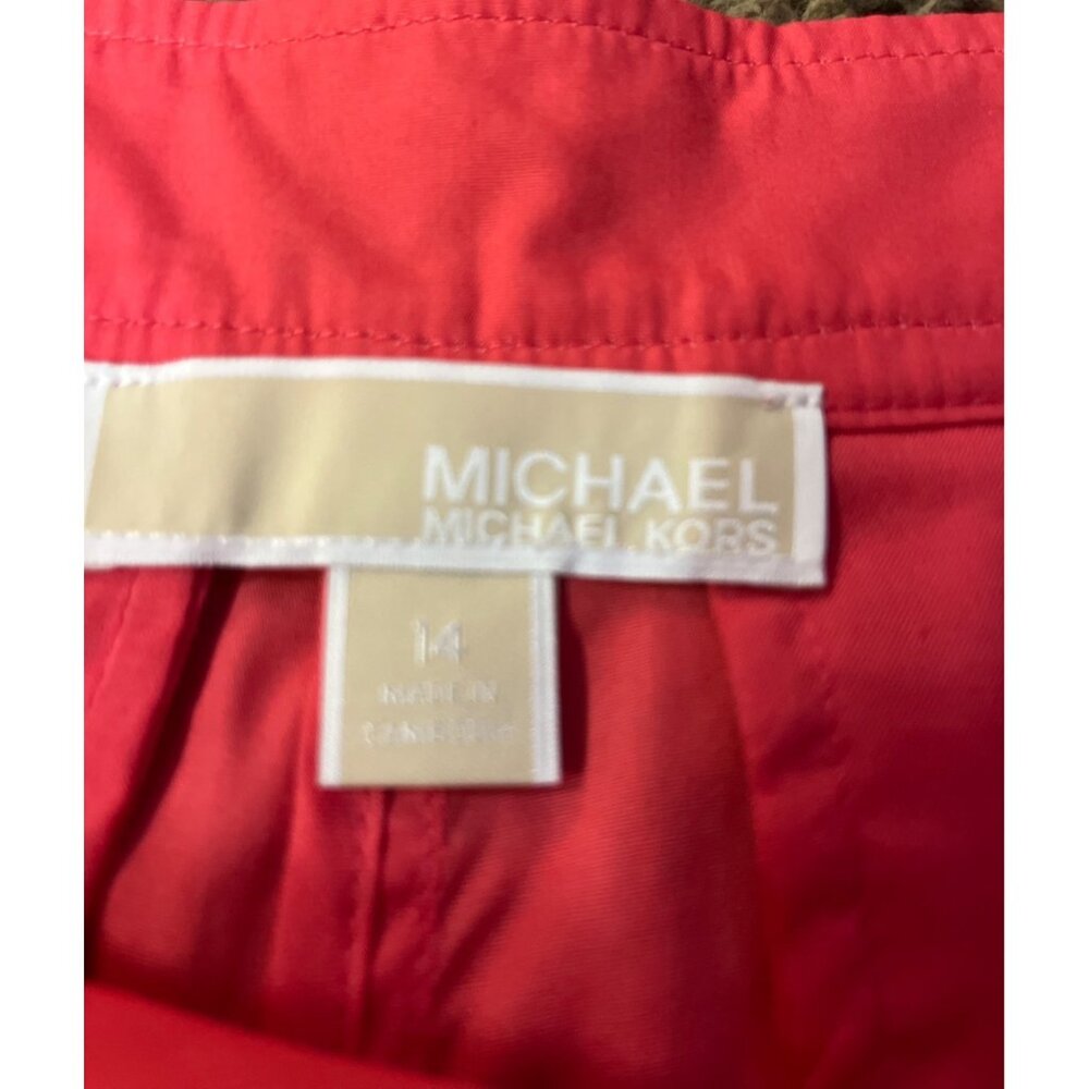 Michael Michael Kors Shorts Womens 14 NEW Geranium - Picture 5 of 16